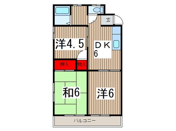 サンモールOZの物件間取画像